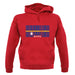 Nauru Barcode Style Flag unisex hoodie
