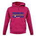 Nauru Barcode Style Flag unisex hoodie
