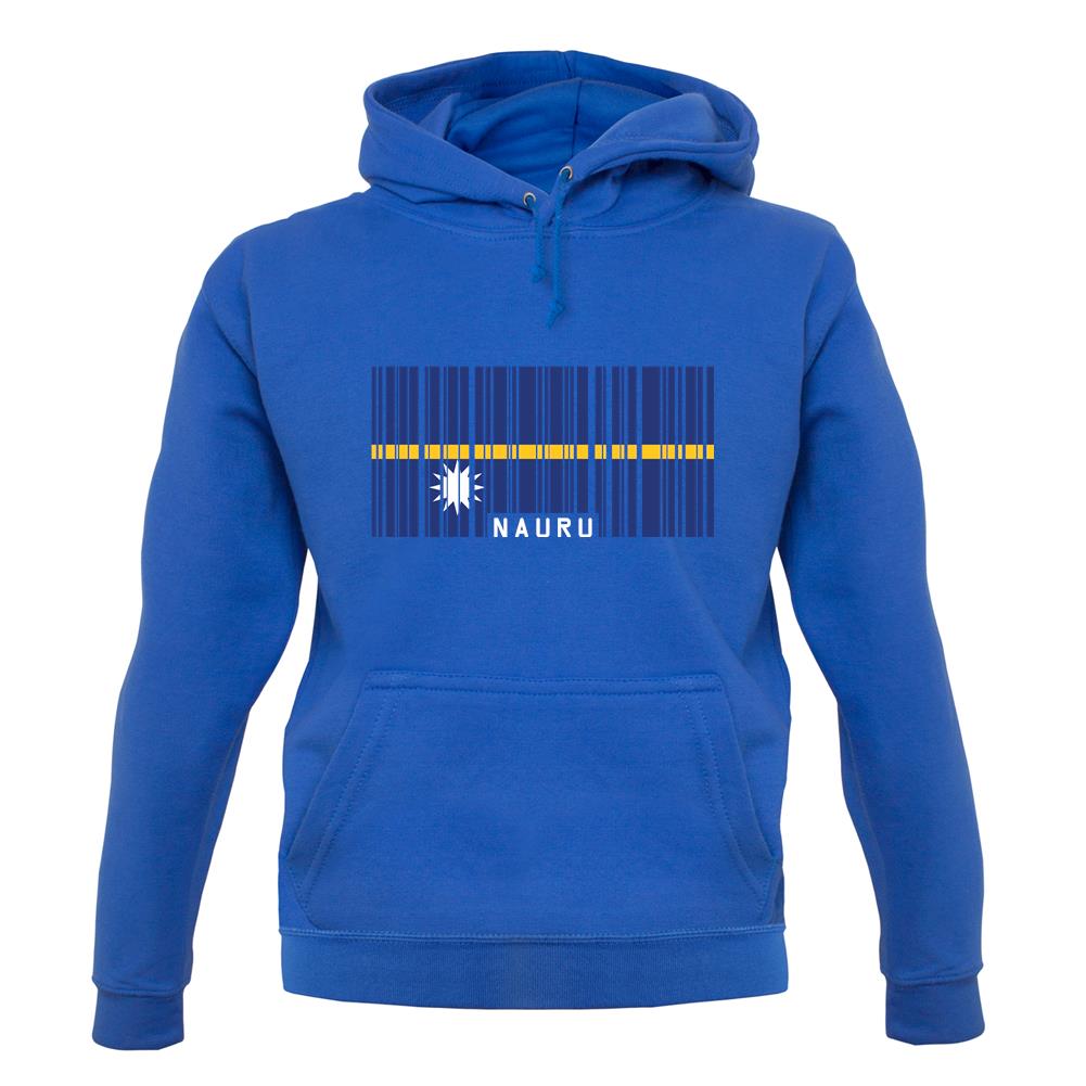 Nauru Barcode Style Flag unisex hoodie