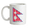 Nepal Barcode Style Flag Ceramic Mug