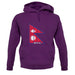 Nepal Barcode Style Flag unisex hoodie