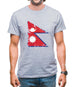 Nepal Grunge Style Flag Mens T-Shirt