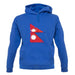 Nepal Grunge Style Flag unisex hoodie