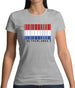 Netherlands Barcode Style Flag Womens T-Shirt