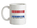 Netherlands Barcode Style Flag Ceramic Mug