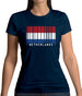 Netherlands Barcode Style Flag Womens T-Shirt