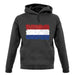 Netherlands Grunge Style Flag unisex hoodie