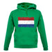 Netherlands Grunge Style Flag unisex hoodie