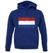 Netherlands Grunge Style Flag unisex hoodie