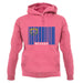 Nevada Barcode Style Flag unisex hoodie