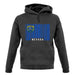 Nevada Barcode Style Flag unisex hoodie