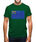 Nevada Grunge Style Flag Mens T-Shirt