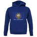 New Hampshire  Barcode Style Flag unisex hoodie
