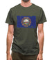 New Hampshire Grunge Style Flag Mens T-Shirt