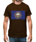 New Hampshire Grunge Style Flag Mens T-Shirt