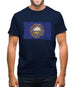New Hampshire Grunge Style Flag Mens T-Shirt