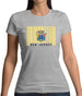 New Jersey  Barcode Style Flag Womens T-Shirt