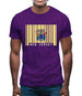 New Jersey  Barcode Style Flag Mens T-Shirt
