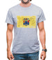New Jersey Grunge Style Flag Mens T-Shirt