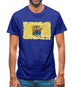 New Jersey Grunge Style Flag Mens T-Shirt