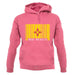 New Mexico  Barcode Style Flag unisex hoodie