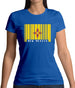 New Mexico  Barcode Style Flag Womens T-Shirt