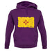 New Mexico Grunge Style Flag unisex hoodie