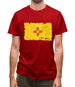 New Mexico Grunge Style Flag Mens T-Shirt