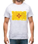 New Mexico Grunge Style Flag Mens T-Shirt