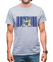 New York  Barcode Style Flag Mens T-Shirt