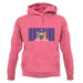 New York  Barcode Style Flag unisex hoodie