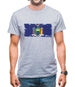 New York Grunge Style Flag Mens T-Shirt