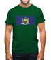 New York Grunge Style Flag Mens T-Shirt