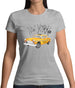 Yellow Taxi Nyc Womens T-Shirt