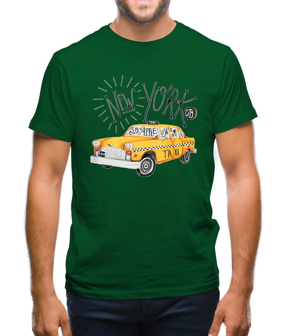 Yellow Taxi Nyc Mens T-Shirt