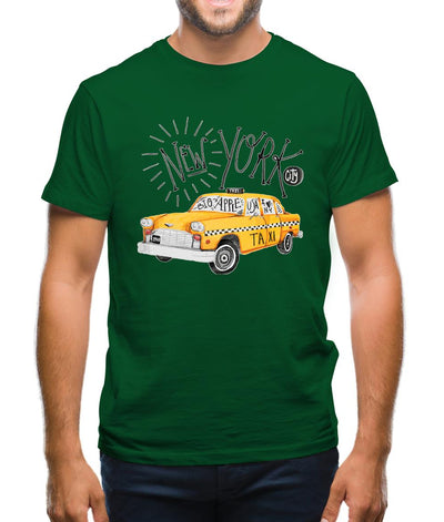Yellow Taxi Nyc Mens T-Shirt
