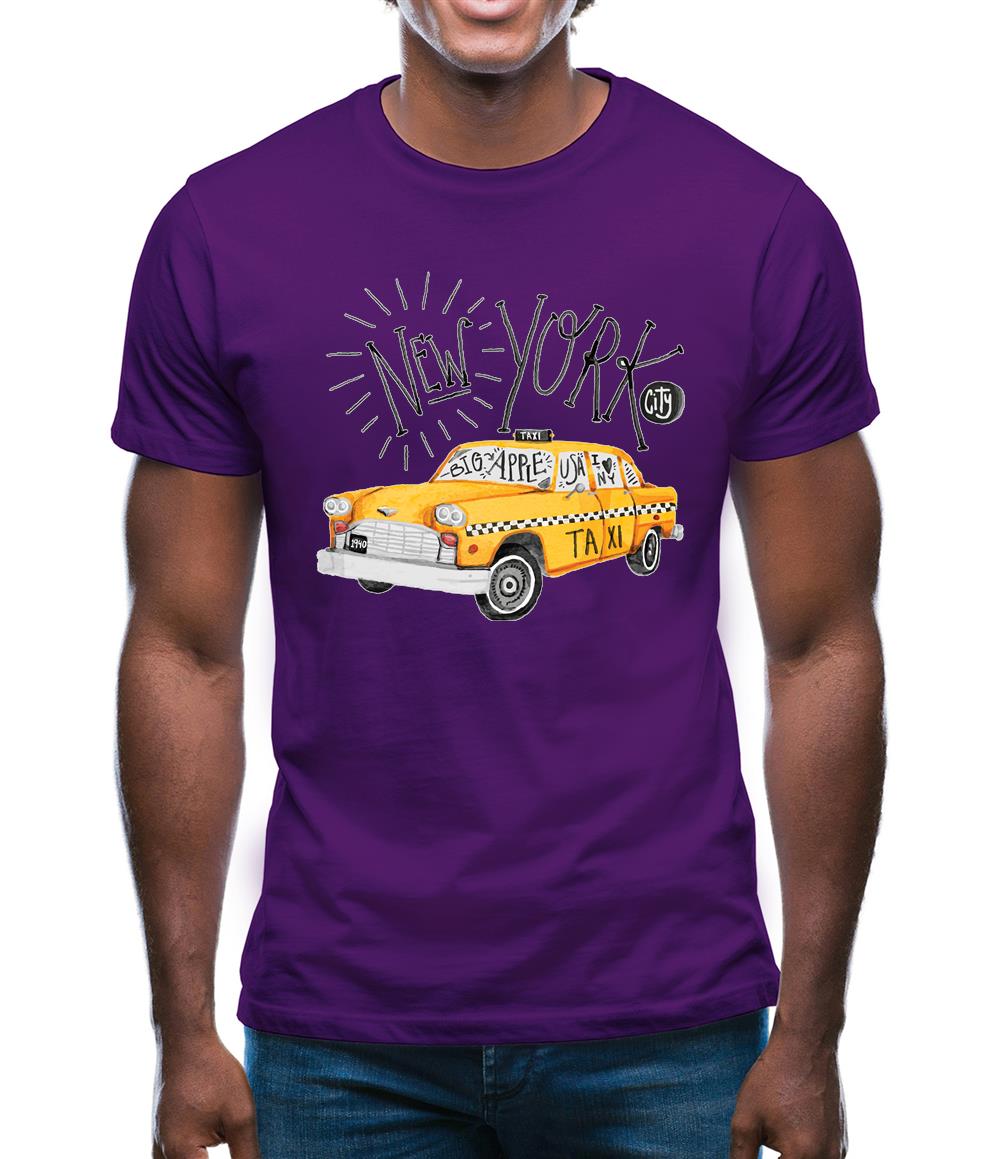 Yellow Taxi Nyc Mens T-Shirt
