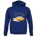 Yellow Taxi Nyc unisex hoodie