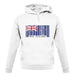 New Zealand  Barcode Style Flag unisex hoodie