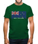 New Zealand  Barcode Style Flag Mens T-Shirt