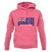 New Zealand  Barcode Style Flag unisex hoodie