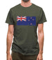 New Zealand Grunge Style Flag Mens T-Shirt