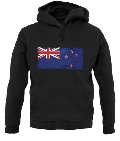 New Zealand Grunge Style Flag unisex hoodie