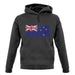 New Zealand Grunge Style Flag unisex hoodie