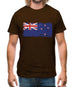 New Zealand Grunge Style Flag Mens T-Shirt