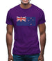 New Zealand Grunge Style Flag Mens T-Shirt