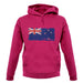 New Zealand Grunge Style Flag unisex hoodie