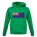 New Zealand Grunge Style Flag unisex hoodie