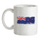 New Zealand Grunge Style Flag Ceramic Mug
