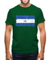 Nicaragua Grunge Style Flag Mens T-Shirt